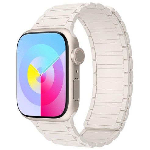 빌틴 애플워치 마그네틱 스트랩 AX-LINK, 42/44/45/49mm, 스타라이트