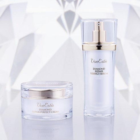 본에스티스 다이아몬드 리페어 퍼펙트 세트(세럼+크림) - 기초세트 | 쿠팡