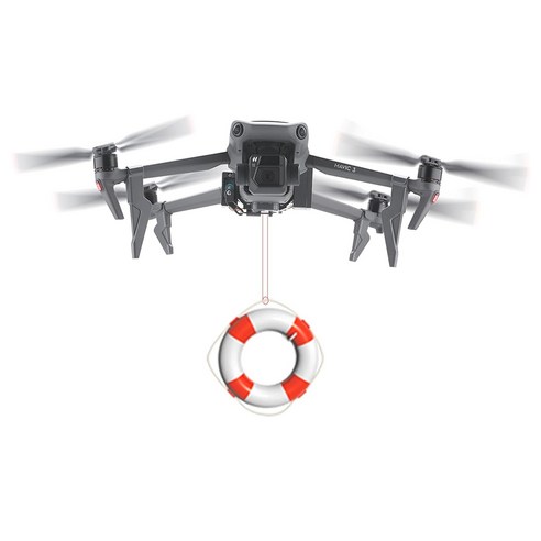 DJI Air3 Air3s 전용 드론 드롭킷 낚시 드랍 장치 드론 이벤트 물품 투하 키트 RC2 RC-N2 호환, 1개, (에어3) 드랍스키드(그레이) 1개, (에어3) 드랍스키드(그레이)