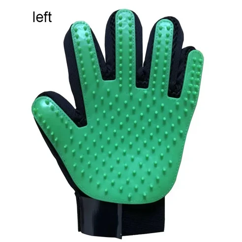 반려동물 털 제거 그루밍 마사지 브러쉬 강아지 고양이, green left, 1개 - 브러쉬/빗