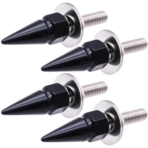 MEAJU 4PCS 두개골 번호판 나사 고정 키트 쿨 펀 알루미…