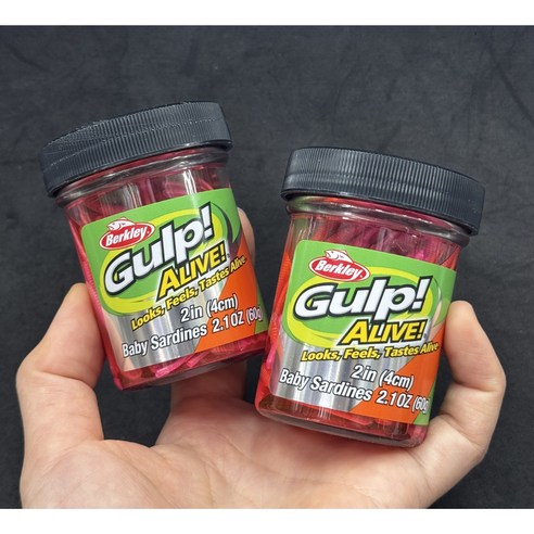 걸프 얼라이브 베이비사딘 1.5인치 2인치 핑크 2통묶음, 1개