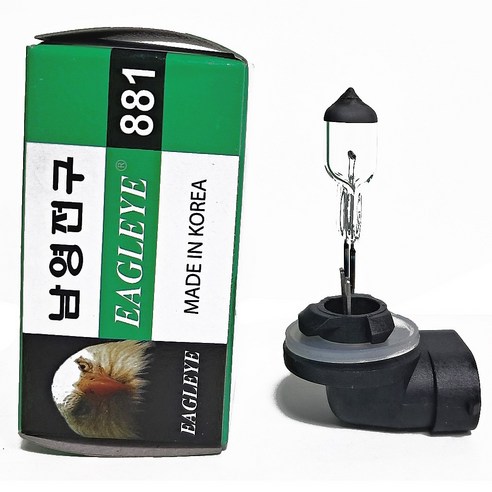 남영전구 12V 881 27W 전조등 안개등 할로겐 램프, 1개
