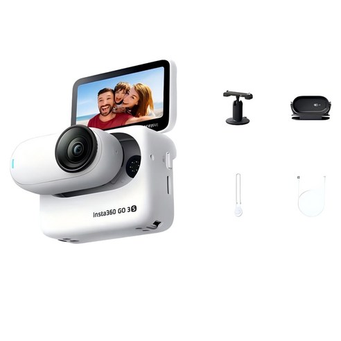인스타360 고 3S 4K 액션캠 128GB, 아틱 화이트