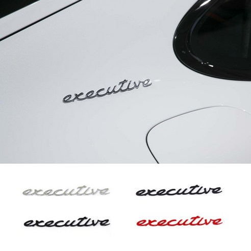 포르쉐 호환 executive 익스큐시브 엠블럼, 레드, .