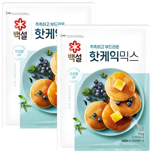 백설 핫케익믹스, 1kg, 2개