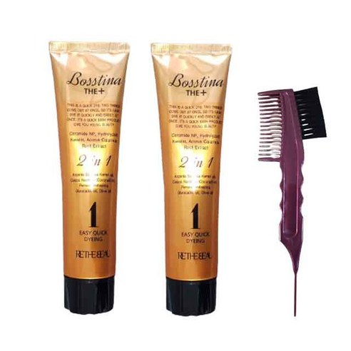 보스티나 더 플러스 염색제 2개+브러쉬