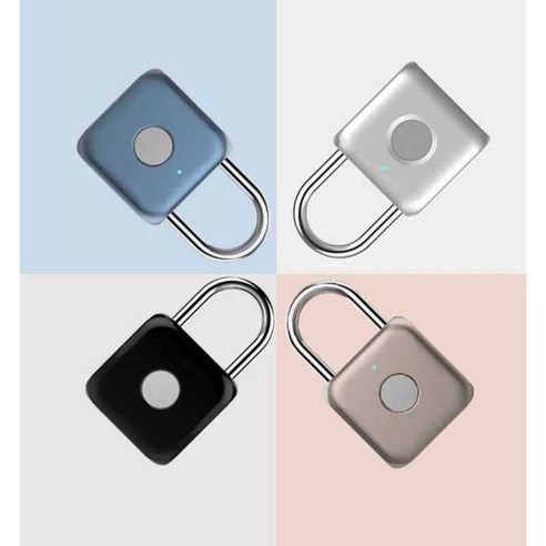 샤오미 스마트 지문인식 자물쇠 USB 충전식 걸쇠