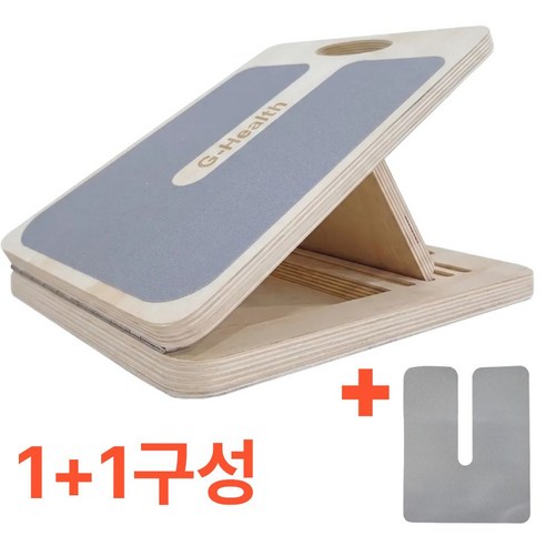 G-Health 종아리 스트레칭 보드 아킬레스건 발목 경사대 운동기구, wood