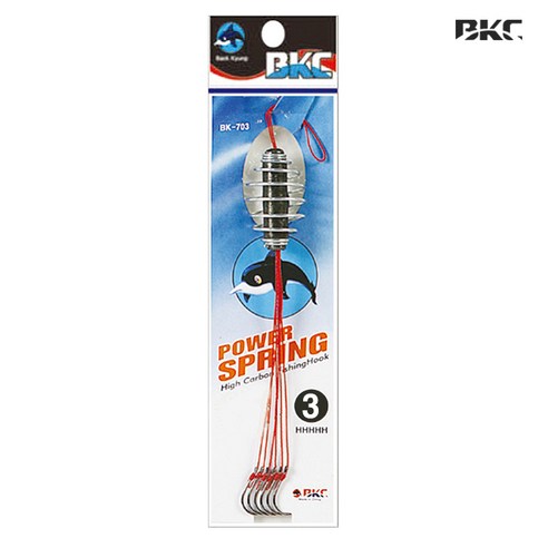 [백경] 릴스프링 멍텅구리 바늘 BK-703, 1개