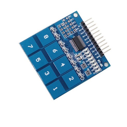 AI電子 Arduino TTP226 八路數位觸摸感測器 電容式觸控 觸控開關, 1個 - CCTV/IP 攝影機 | 酷澎