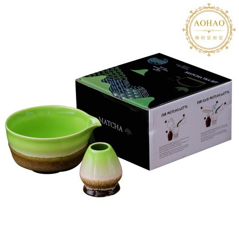 AOHAO Matcha whisk 말차도구 2/4/7 PCS 세트 차선, 그러데이션2pcs, 4세트
