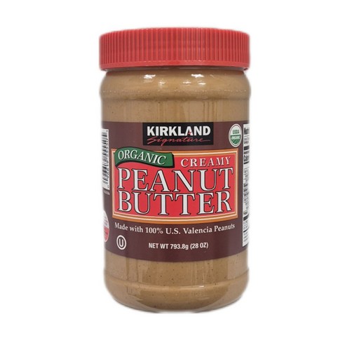 부드럽고 고소한 커클랜드 유기농 땅콩버터로 퍽퍽한 빵에 대한 고민을 끝내세요!