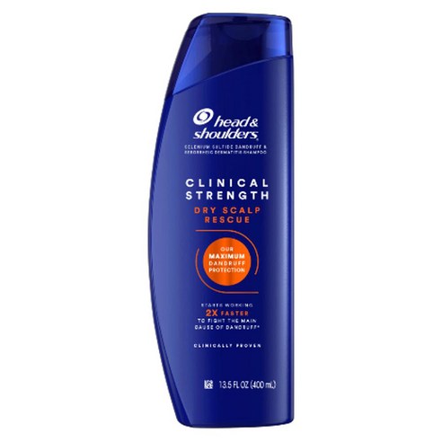 헤드앤숄더 클리니컬 스트렝스 비듬 건성두피 회복 샴푸 400ml, 1개