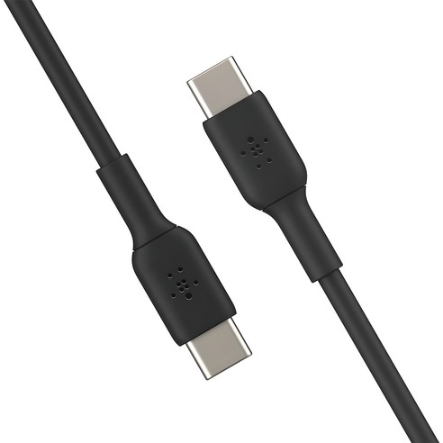 벨킨 부스트업 USB C to C타입 고속 충전케이블 CAB003bt, 1m, 블랙, 1개