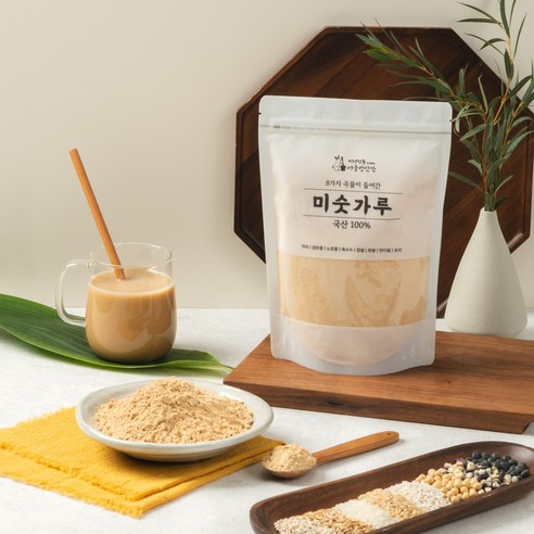 2대째 서울방앗간 국산 엄선된 8곡 미숫가루 선식 아침식사 대용 500g, 1개 이미지 3