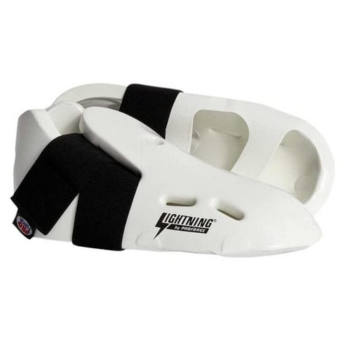 Proforce Ultra Lightning Kicks 스파링 슈즈/풋기어 - 화이트 - 사이즈 8-8.5 | 미디엄 - 보호대 ...