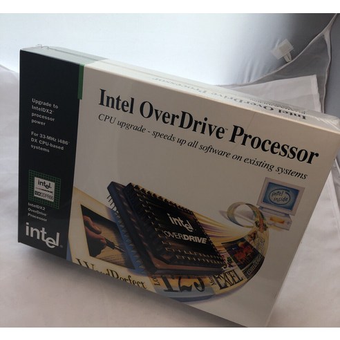 Intel NEW 486 DX66 Retail BOX INTEL 프로세서 DX2ODPR66 DX2 66Mhz OverDrive ...