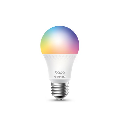 Tapo L535E 1055루멘 스마트 Wi-Fi 멀티 컬러 LED 전구 Matter 호환 1600만 컬러 타이머 설정 모니터링, 1개, 기타색