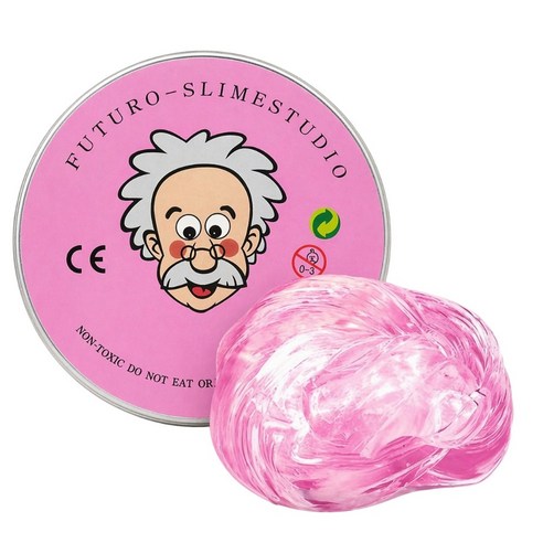 KC인증 퍼티 슬라임 박사퍼티 손에 안 묻는 유리퍼티, 핑크, 45g, 1개
