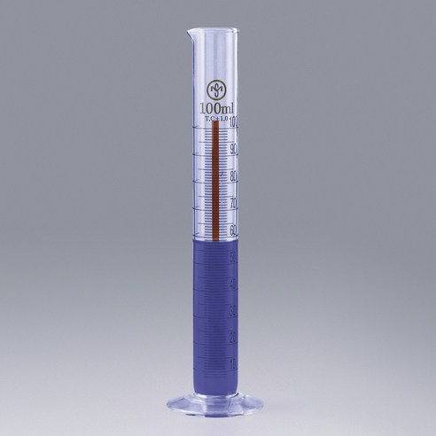 숏에듀랩 메스 실린더 메스 플라스크 플라스틱 메스실린더 눈금실린더, 1개, 100ml