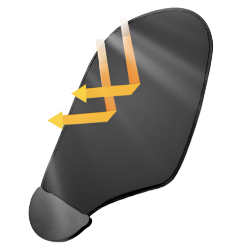 WAP 사무실 캐노피 모니터 햇빛 형광등 반사 가리개 각도조절 이미지 3