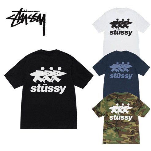 스투시 서프워크 STUSSY 여성 남성 반팔 티셔츠