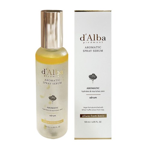 달바 화이트 트러플 퍼스트 아로마틱 스프레이 세럼, 120ml, 1개