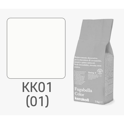 컬러 줄눈시멘트 푸가벨라 3kg 케라콜 타일 줄눈시멘트 메지 Color KK01 - 시멘트 | 쿠팡