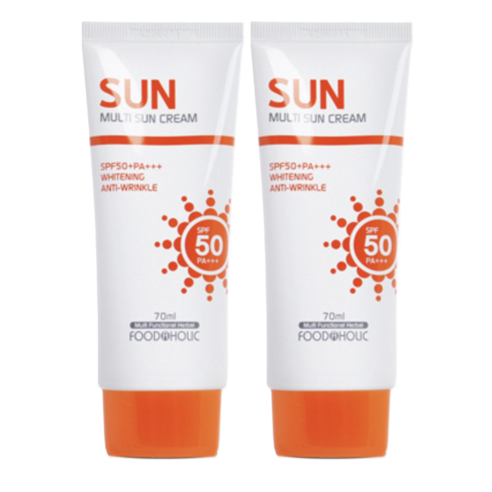 푸드어홀릭 멀티 선 크림 SPF50 PA+++, 2개, 70ml