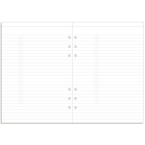 데이스테이션 A5 6공 바인더 코넬 필기 노트, 120g, 코넬 라인
