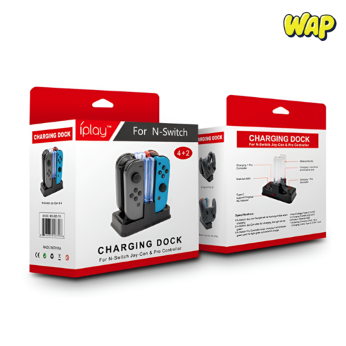 WAP 닌텐도 스위치 OLED 조이콘 프로콘 호환 듀얼 충전도크 개봉기 | 실사용 후기 - 상품 이미지 4