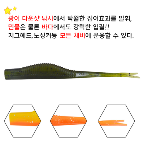 광어 다운샷 낚시, 잊지 못할 조과를 위한 든든한 웜