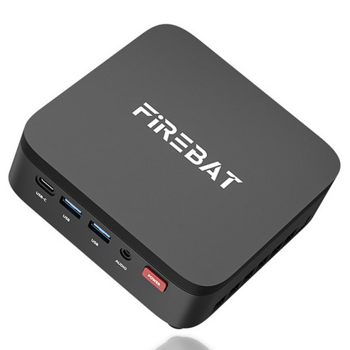 파이어뱃 R3 AMD 라이젠7 7730U 미니 PC, Firebat R3-IG7J16N8-L, WIN11 Pro, 512GB, 16GB, 블랙