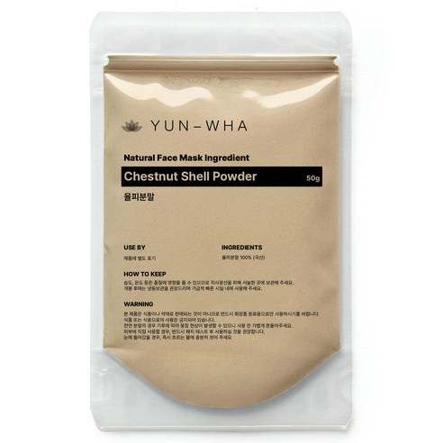 Yeonhwa Yulpi Powder Pack Cheonyeon Pack Flavor Saji Pack , 1 Pack , 1 Pack (연화 율피가루팩 천연팩 맛사지팩, 1개입, 1개)