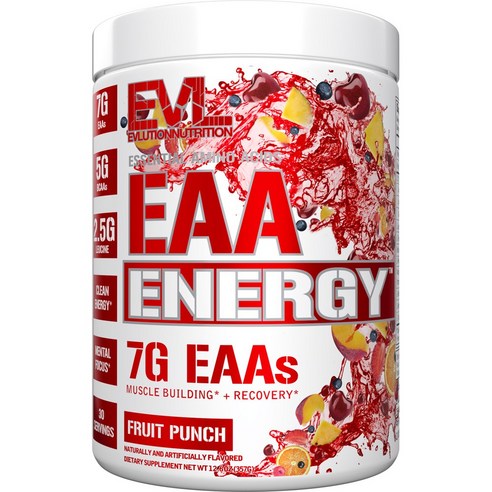 EVLUTIONNUTRITION EAA 에너지 필수아미노산 프루트 펀치 ... 맛있게 먹은 솔직 후기 - 상품 이미지 1