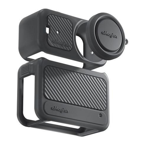 DJI 오즈모 나노 전용 실리콘 풀커버 케이스 렌즈캡 OSMO NANO, 클래식블랙, 1개 클래식블랙, 1개