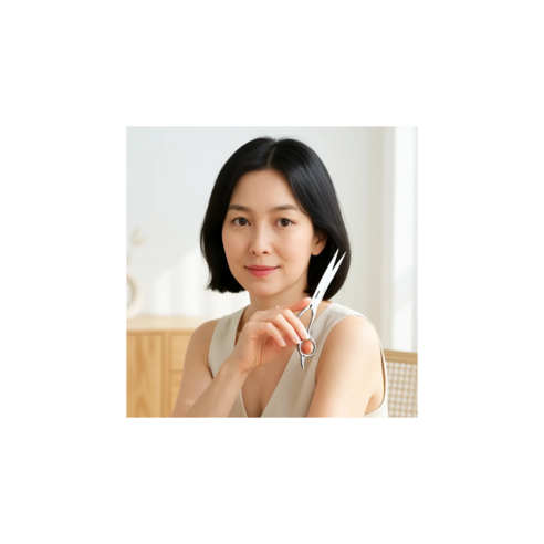 예스뷰티 미용가위 컷가위 셀프 헤어 커트 학원용 가정용 WUP600, 1개
