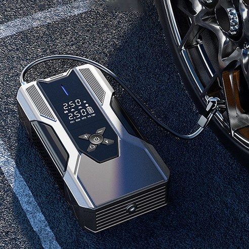 LA DERIVE 긴급시동 보조배터리 점프 스타터+타이어 공기압주입기+스마트 케이블+대용량 배터리 일체형 스마트시동 오토바이 보조배터리 긴급시동 이미지 2