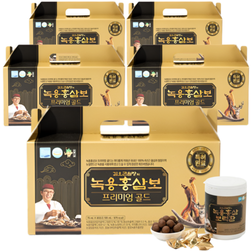 [홈쇼핑 히트상품] 김오곤 녹용홍삼보 5개월분 150포+[김오곤 보력환3... 맛있게 먹은 솔직 후기 - 상품 이미지 1