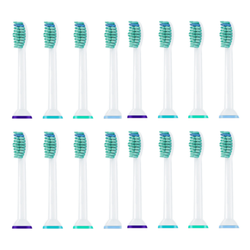 NMX 필립스 소닉케어 전동 칫솔모 호환용 칫솔 HX-3 HX-6 HX-9 시리즈, 16개, 필립스호환칫솔모
