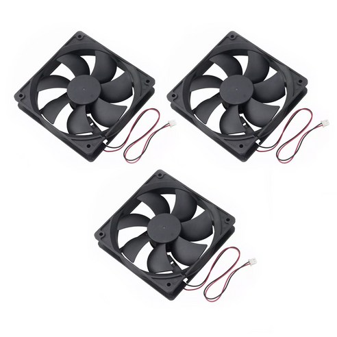 JK 쿨러120mm 쿨링팬 공냉식냉각 펠티어 열전소자 FAN, O9012. 쿨러-120mm 2핀 3개
