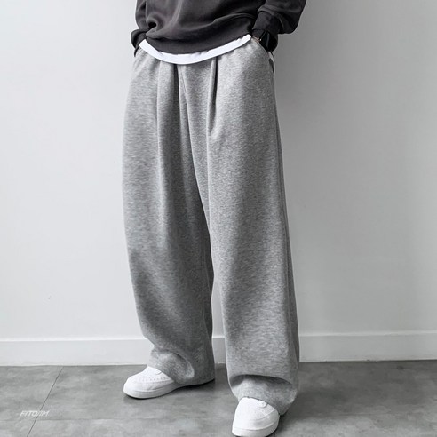 스타일과 편안함을 모두 잡는 FITOJIM 남자 원턱 와이드팬츠!