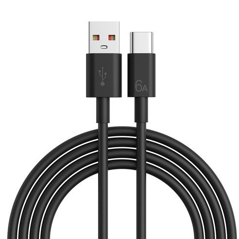 USB-C타입 충전케이블 패브릭 케이블, 1개, black, 2m