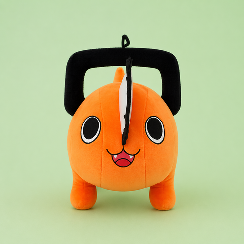 [공식정품] 체인소맨 포치타 중형 인형 30cm / 선물 생일 애착 인테리어 굿즈 귀여운 캐릭터 쿠션, 1개