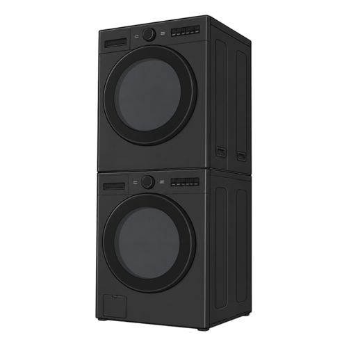 LG 트롬 오브제컬렉션 세탁기 24kg 건조기 20kg 스태킹키트 KX24KN-20KN 기사님설치 폐가전무상수거, 스페이스 블랙