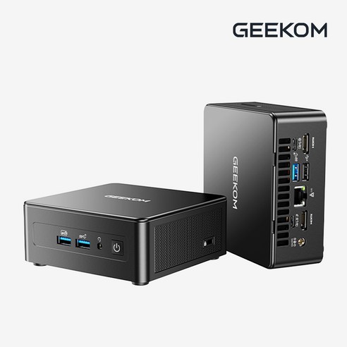 GEEKOM 미니PC IT15 (U9-285H / DDR5 32G / 1TB NVMe / 윈도우11 Pro 포함) 기컴 사무용 기업용 미니피씨, IT15 U9- 285H, WIN11 Pro, 32GB, 블랙