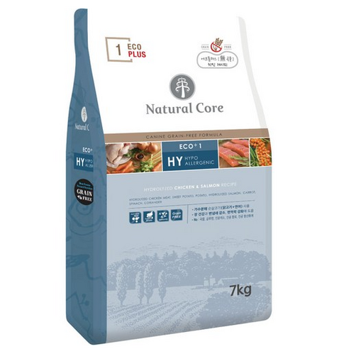 네츄럴코어 전연령 강아지 에코플러스1 건식사료 7kg × 1개