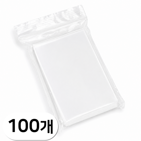 펴나나다 포토카드 보호 슬리브, 100개, 투명