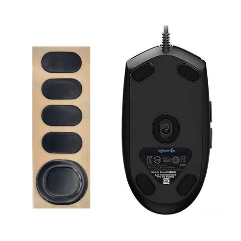 로지텍 마우스 피트 호환 G102 G304 G703 G PRO 지슈라 MX 마스터 애니웨어, 블랙, 로지텍 G102/GPRO 유선